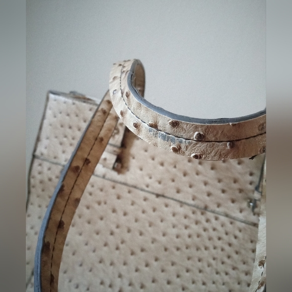 👜 Merona | Women's Shoulder Bag / Tote Bag | Vegan Leather | Beige - Picture 11 of 11